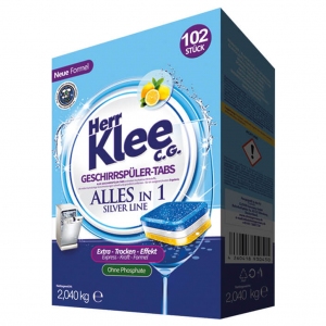 Tabs Herr Klee C.G. Silver Line таблетки для посудомоечной машины