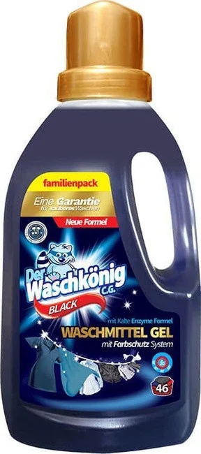Der Waschkönig C.G. Black бесфосфатный гель для стирки черных и темных тканей (в ассортименте)