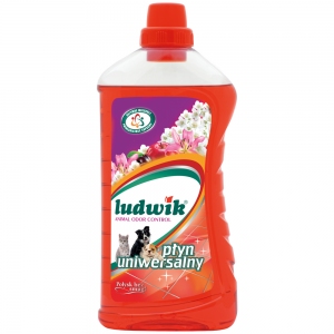 Ludwik Универсальная жидкость с функцией поглощения запахов домашних животных 1 л.